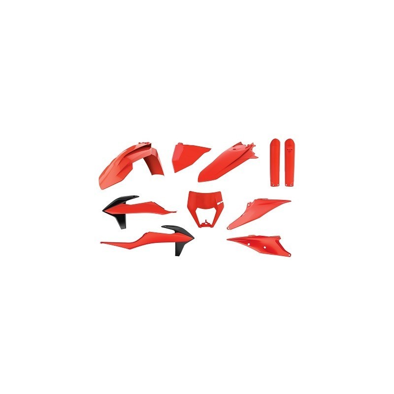 KIT ENDURO KTM EXC/EXC-F/XC-W/XCF-W (20-21) NARANJA FLÚOR