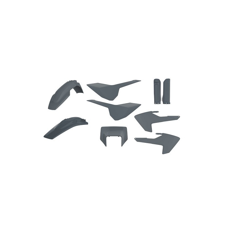 KIT ENDURO HUSQVARNA TE/FE (17-19) + PORTAFAROS GRIS
