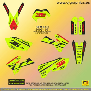 Pegatinas para KTM