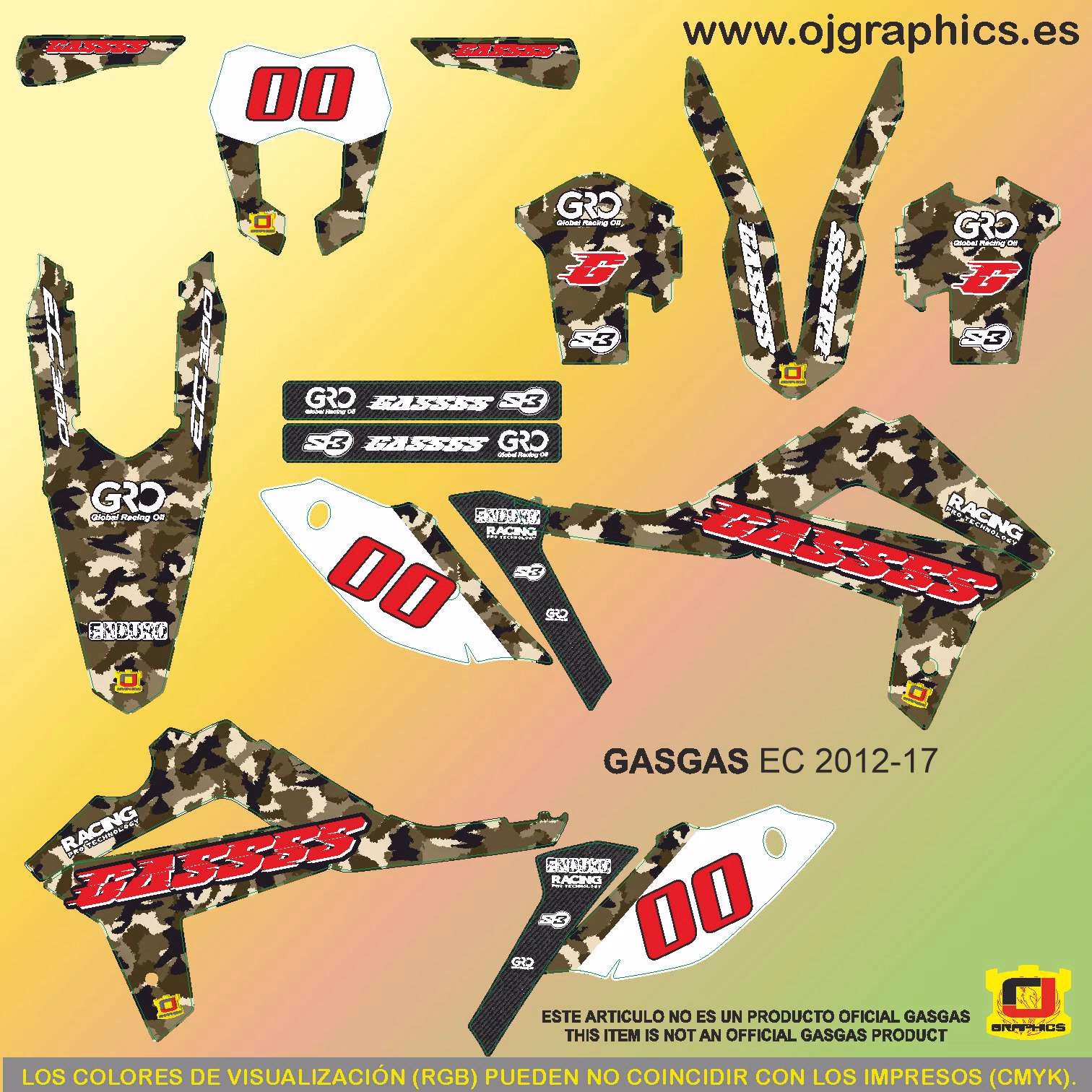 pegatinas para gasgas