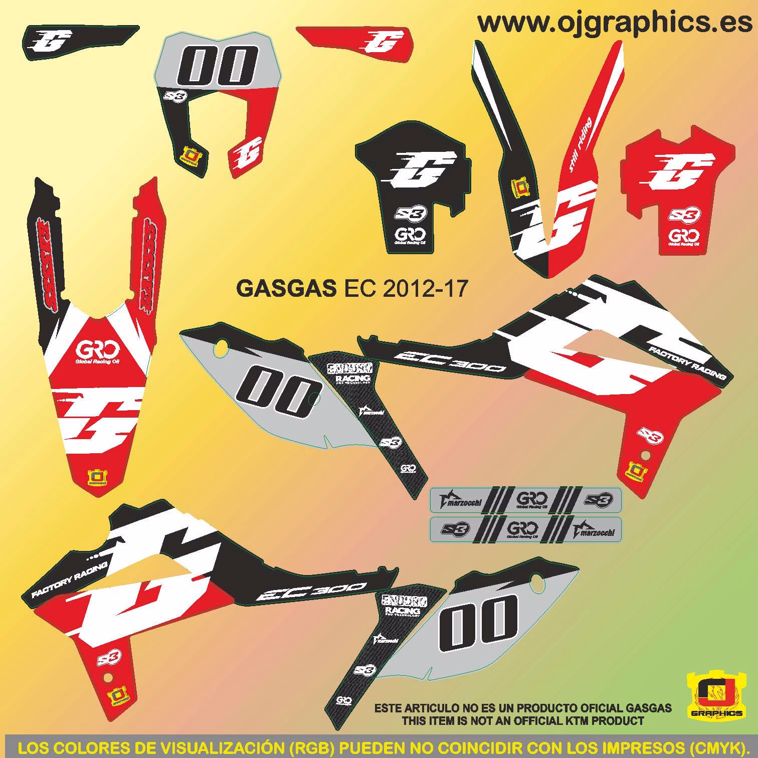 pegatinas para gasgas