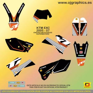 Pegatinas para KTM