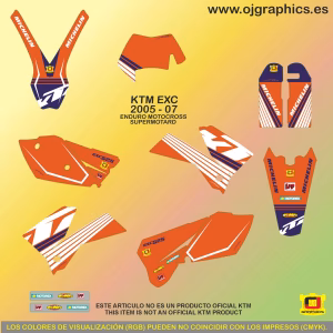 Pegatinas para KTM