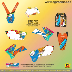 Pegatinas para KTM