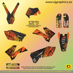 Pegatinas para KTM