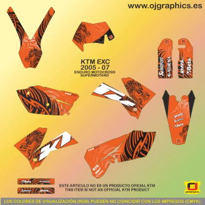 Pegatinas para KTM