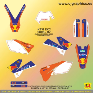 Pegatinas para KTM