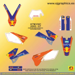 Pegatinas para KTM