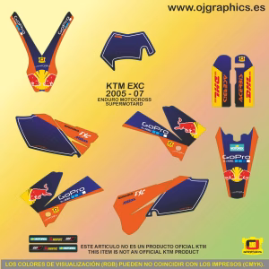 Pegatinas para KTM