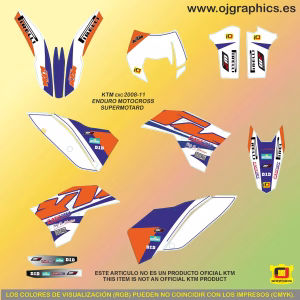 Pegatinas para KTM