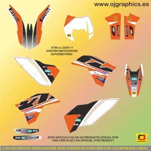 Pegatinas para KTM