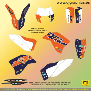 Pegatinas para KTM