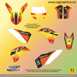 Pegatinas para KTM