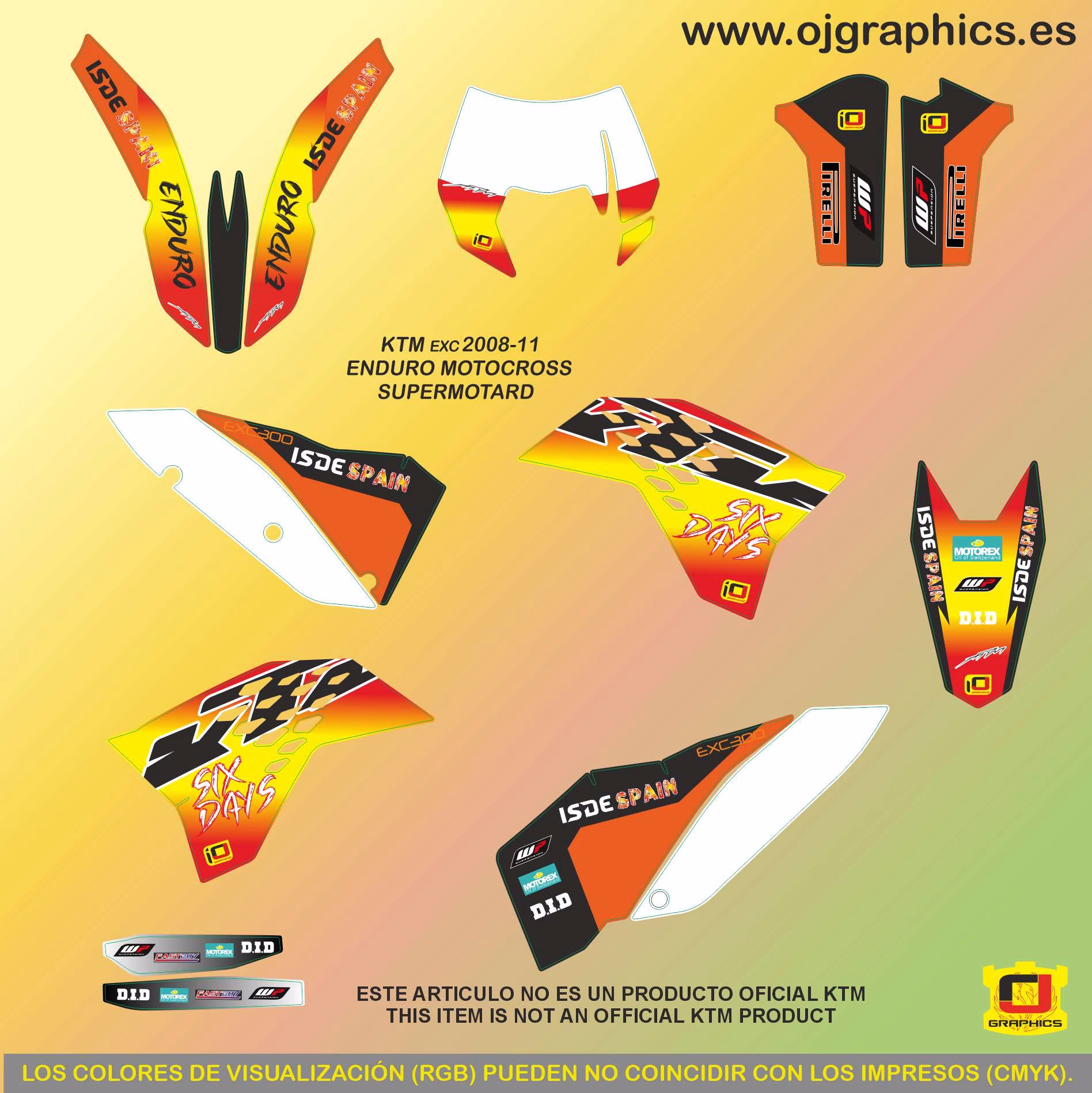 Pegatinas para KTM
