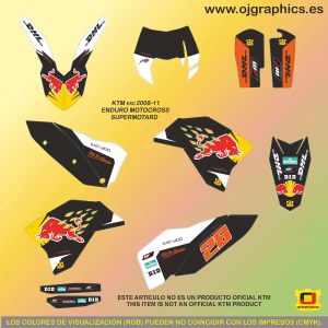 Pegatinas para KTM