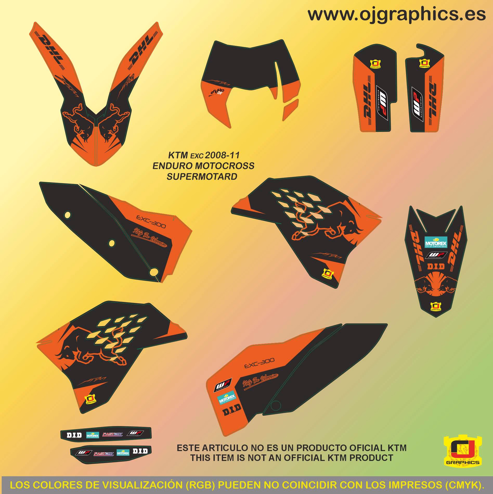 Pegatinas para ktm