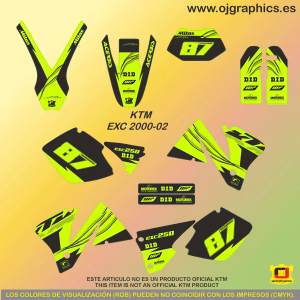 Pegatinas para KTM