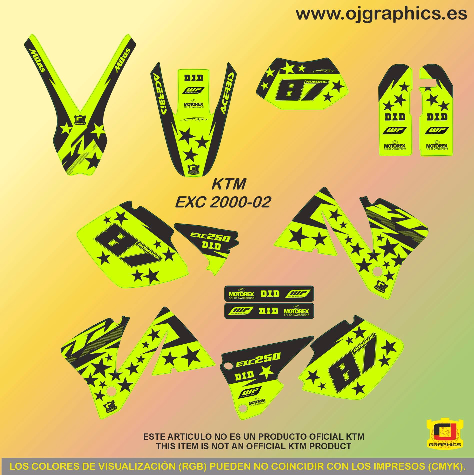 Pegatinas para KTM