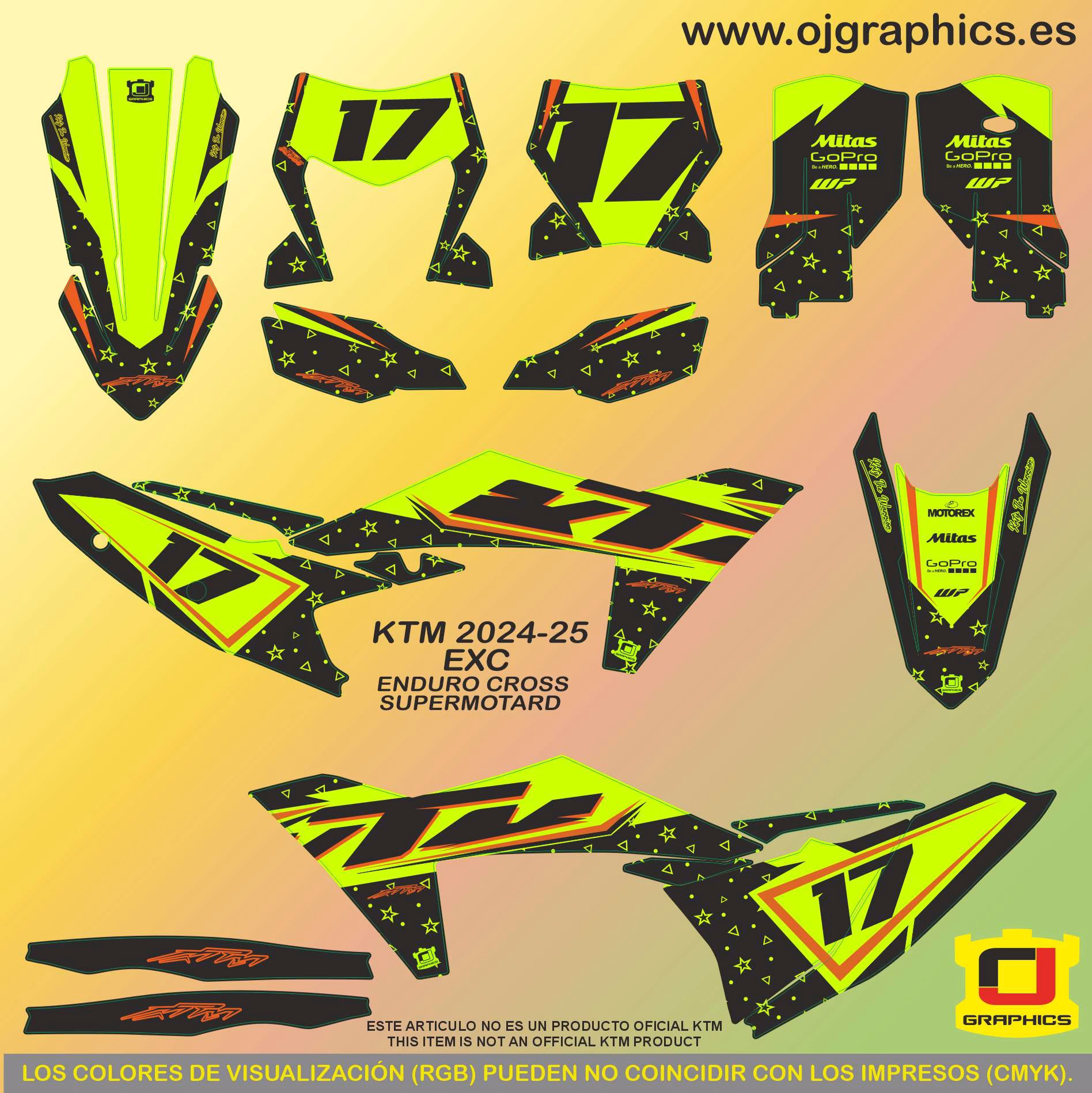 pegatinas para ktm