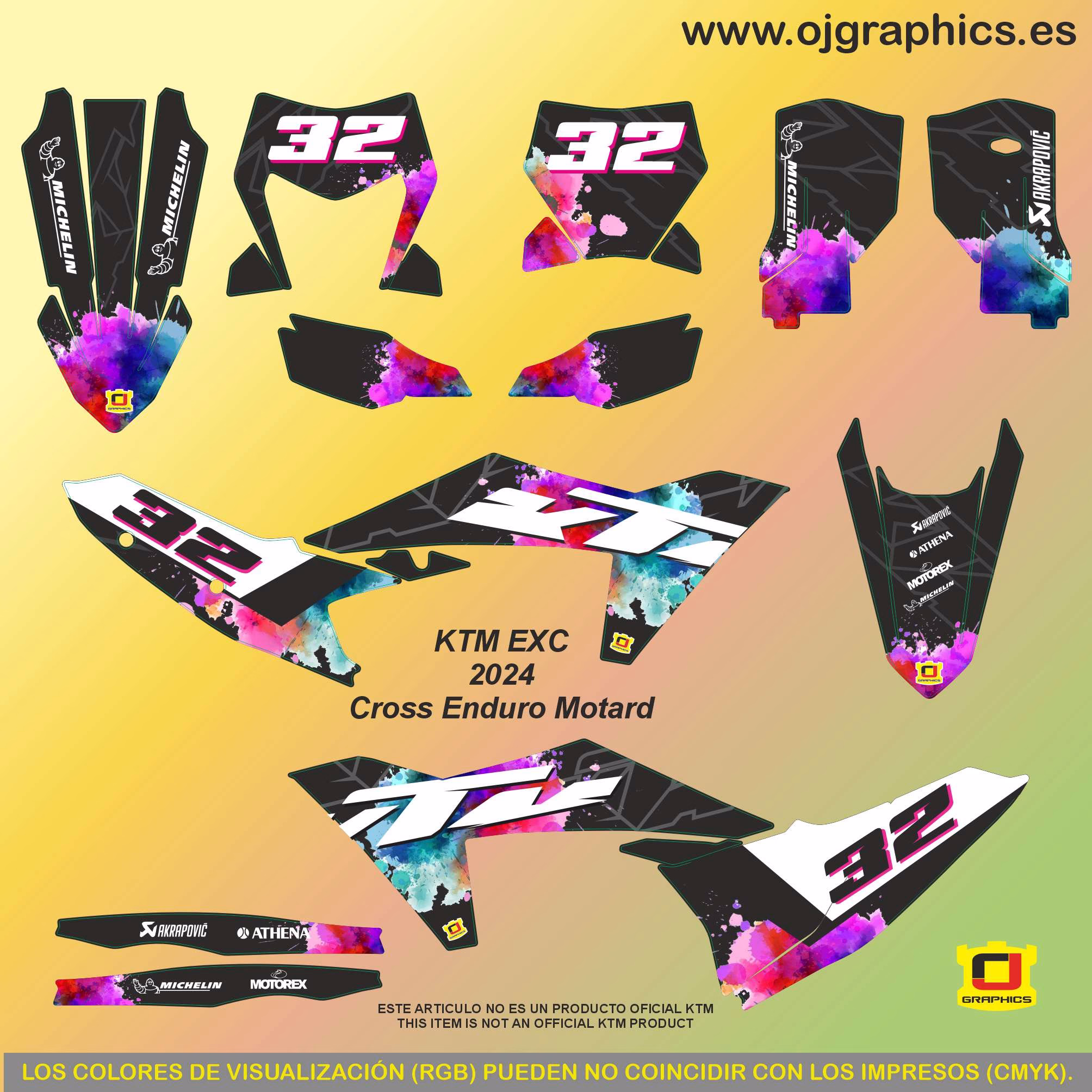Pegatinas para KTM