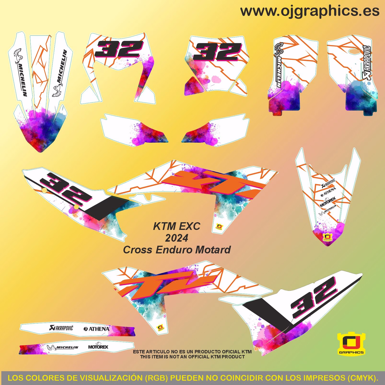 pegatinas para ktm