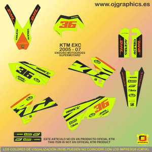 Pegatinas para KTM