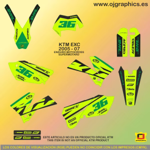 Pegatinas para KTM