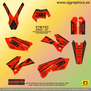 Pegatinas para KTM