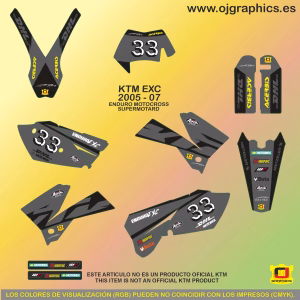 Pegatinas para KTM