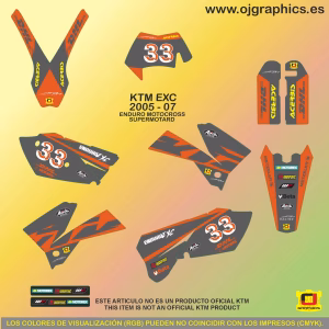 Pegatinas para KTM