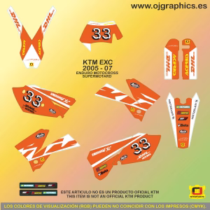 Pegatinas para KTM