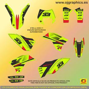 Pegatinas para KTM