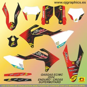 Kit Adhesivos GASGAS EC-MC 2024 Full Gas NyR