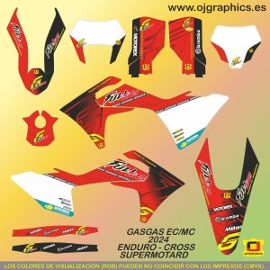 Kit Adhesivos GASGAS EC-MC 2024 Full Gas RyN