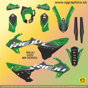 PEGATINAS MR250-300 PRO 2026 VERDE