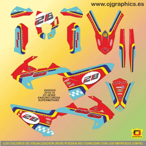PEGATINAS GASGAS EC MC 2018-20