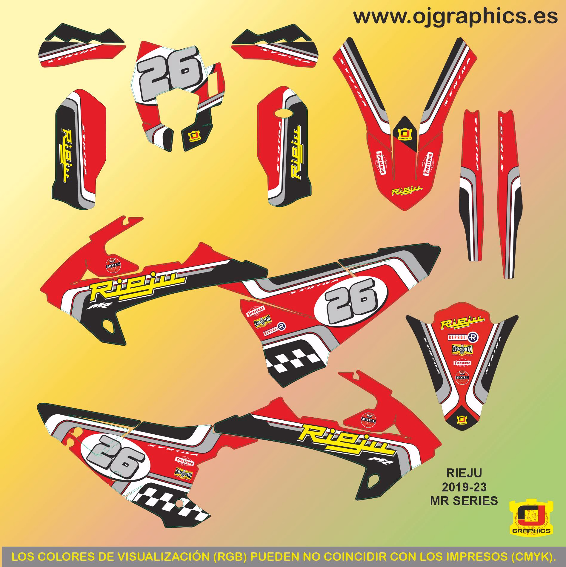 PEGATINAS RIEJU MR250 300 2020-26