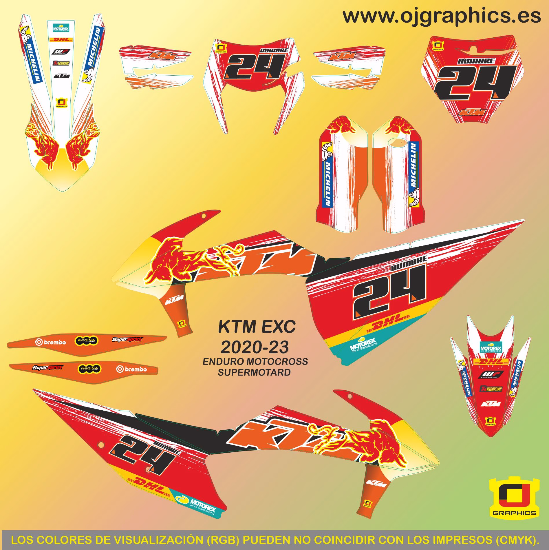 PEGATINAS KTM 2020-23