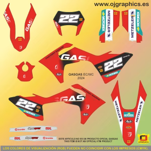 pegatina para gasgas