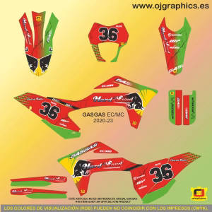 PEGATINAS PARA GASGAS