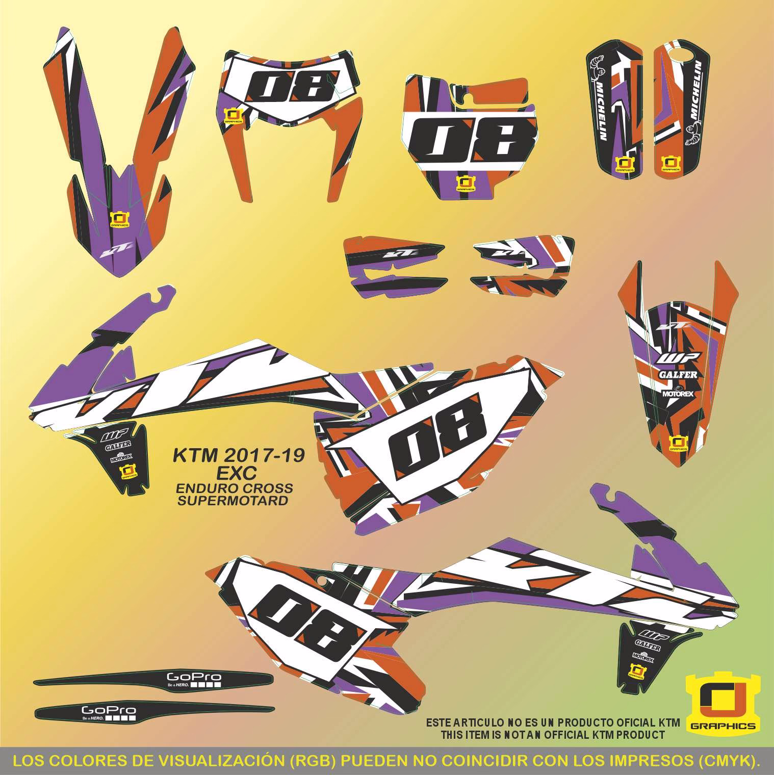 pegatinas para ktm