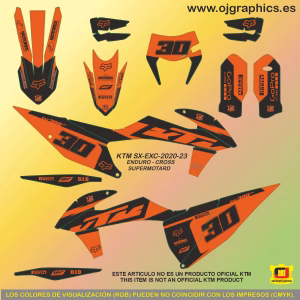 pegatinas para ktm