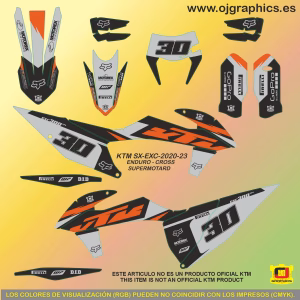 pegatinas para ktm