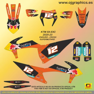 PEGATINAS PARA KTM