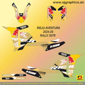 pegatinas para rieju rally 307