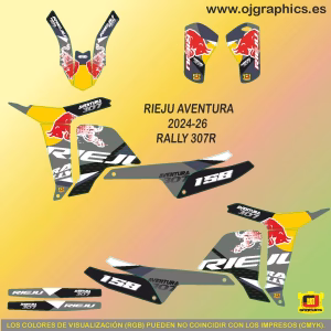 pegatinas para rieju rally 307