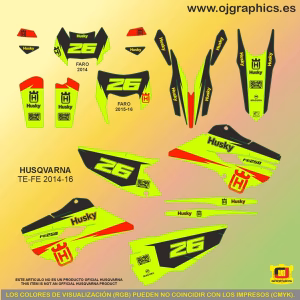 pegatinas para husqvarna