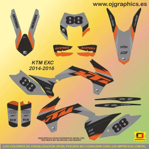 pegatinas para ktm