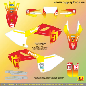 pegatinas para husqvarna