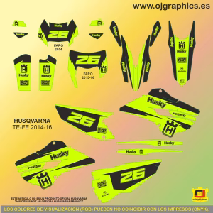 pegatinas para husqvarna